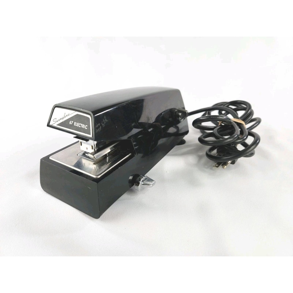 Vtg Swingline Commercial Electric Stapler Model 67 Heavy Duty 20‎ Sheet Capacity